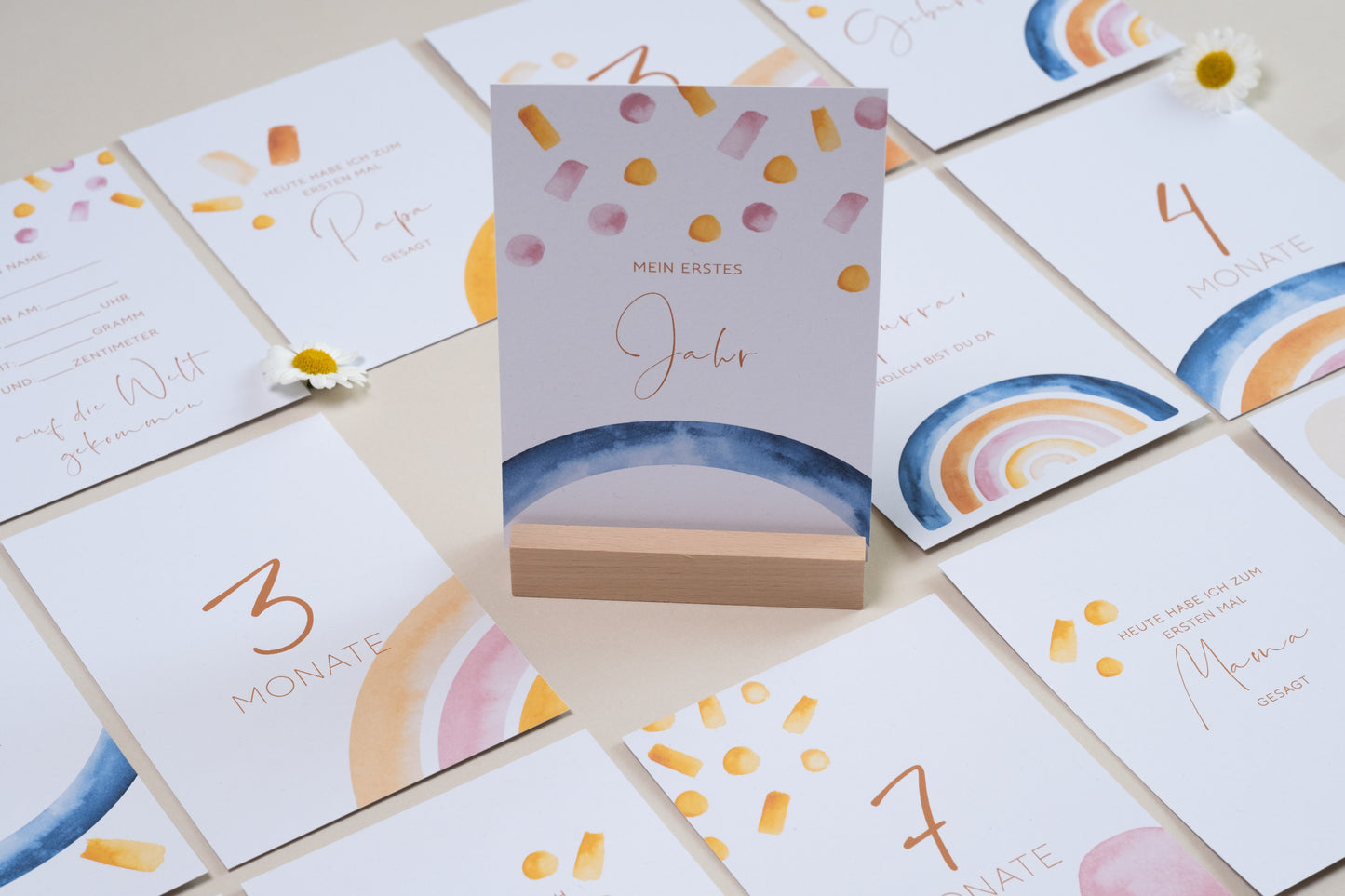30 Baby - Meilensteinkarten für das erste Jahr
