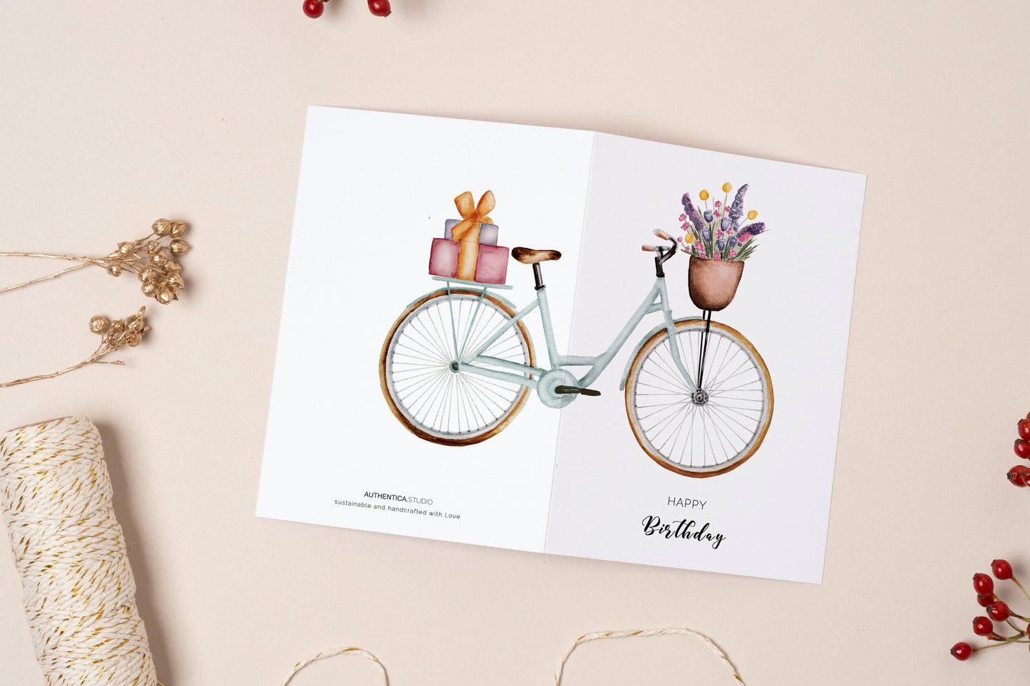 Geburtstags-Fahrrad I Happy Birthday
