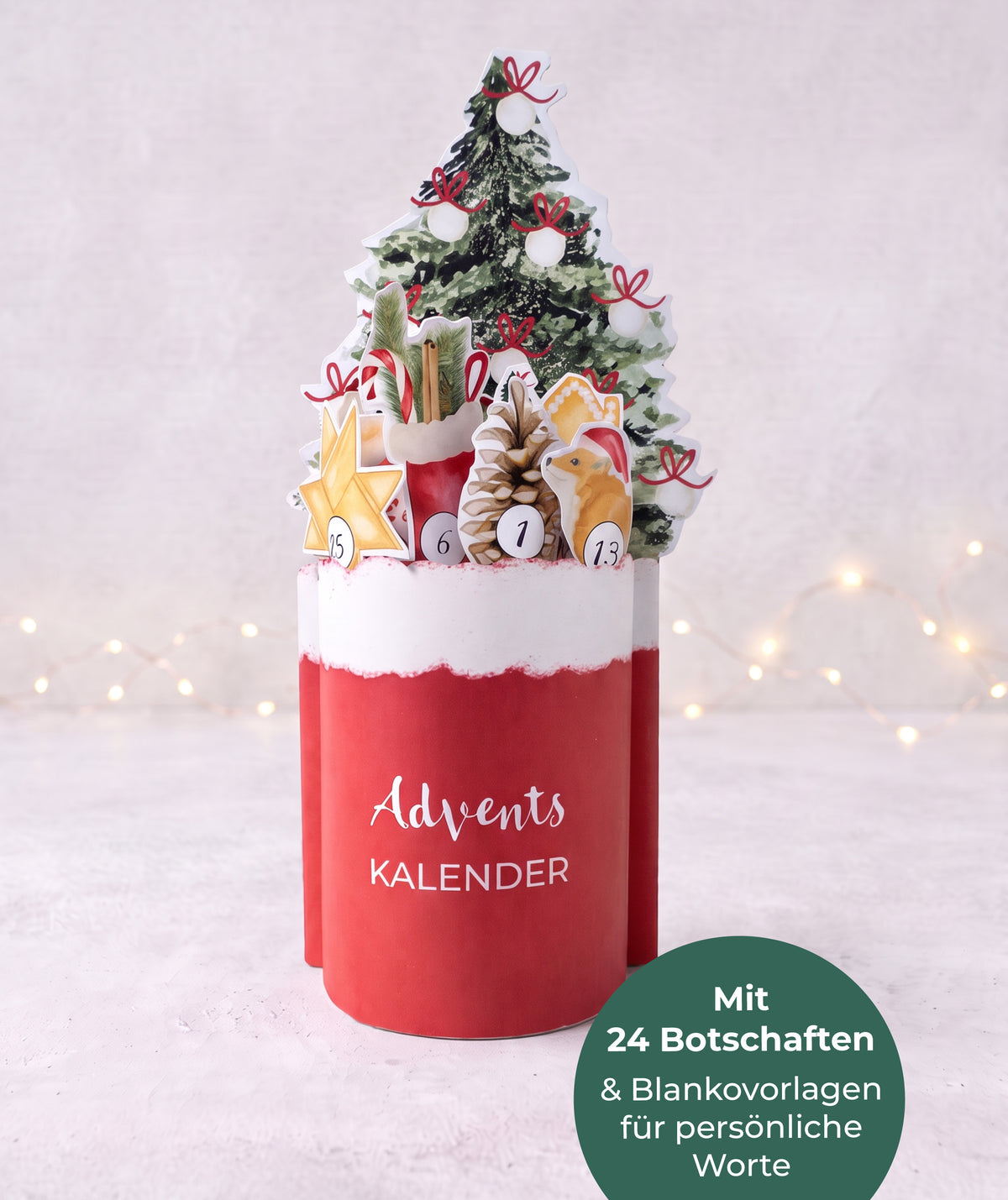 Adventskalender zum Ausdrucken - Druckvorlage für Duplobanderolen