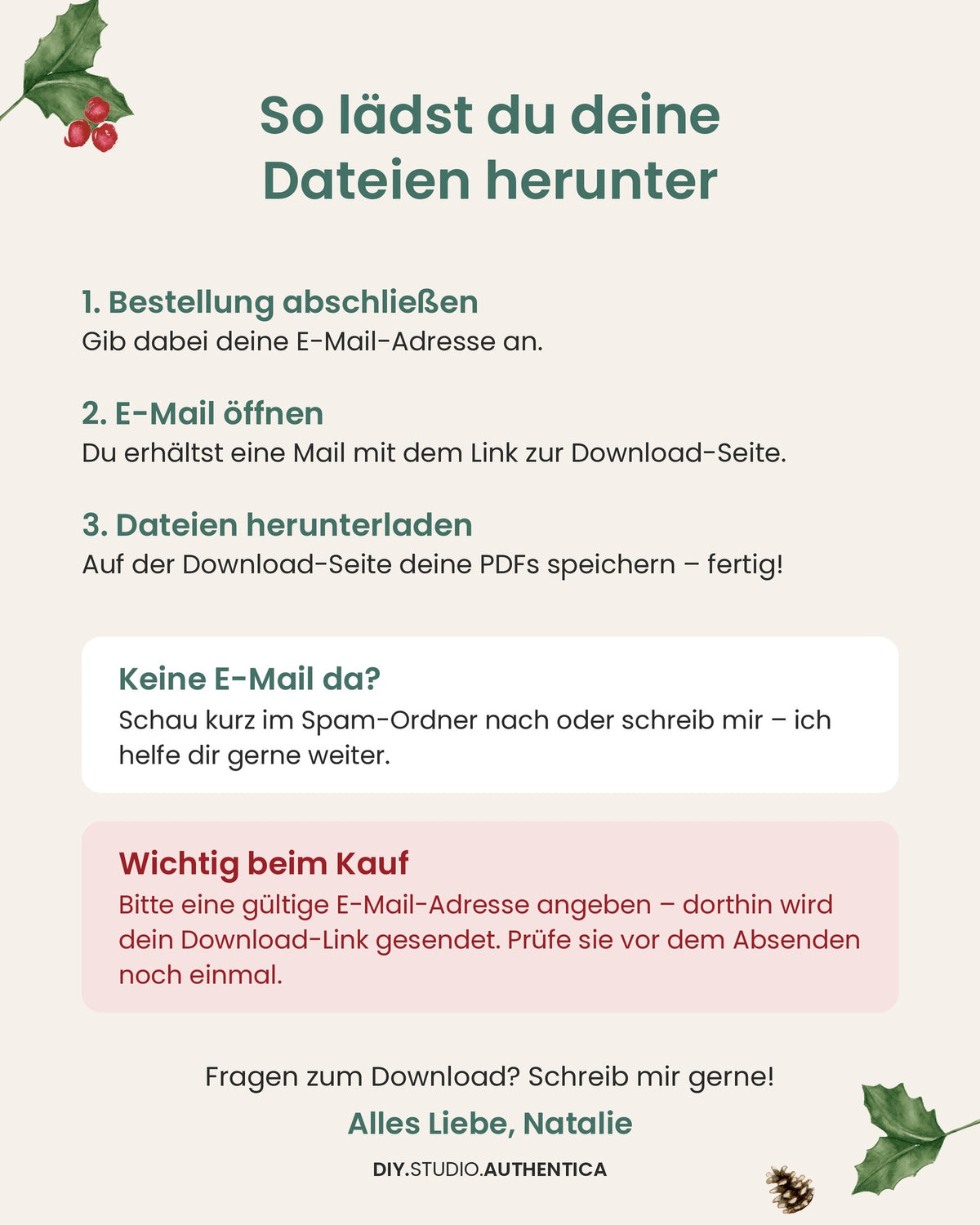 So lädst du deine Dateien herunter