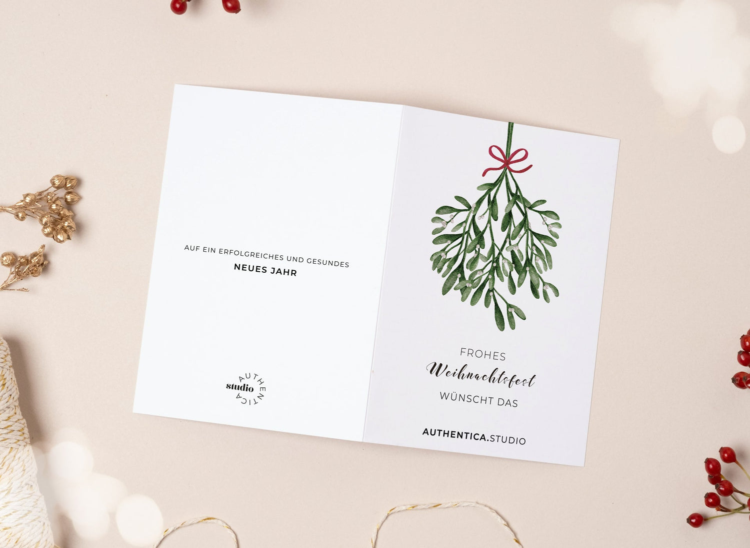 Geschäfts-Weihnachtskarten