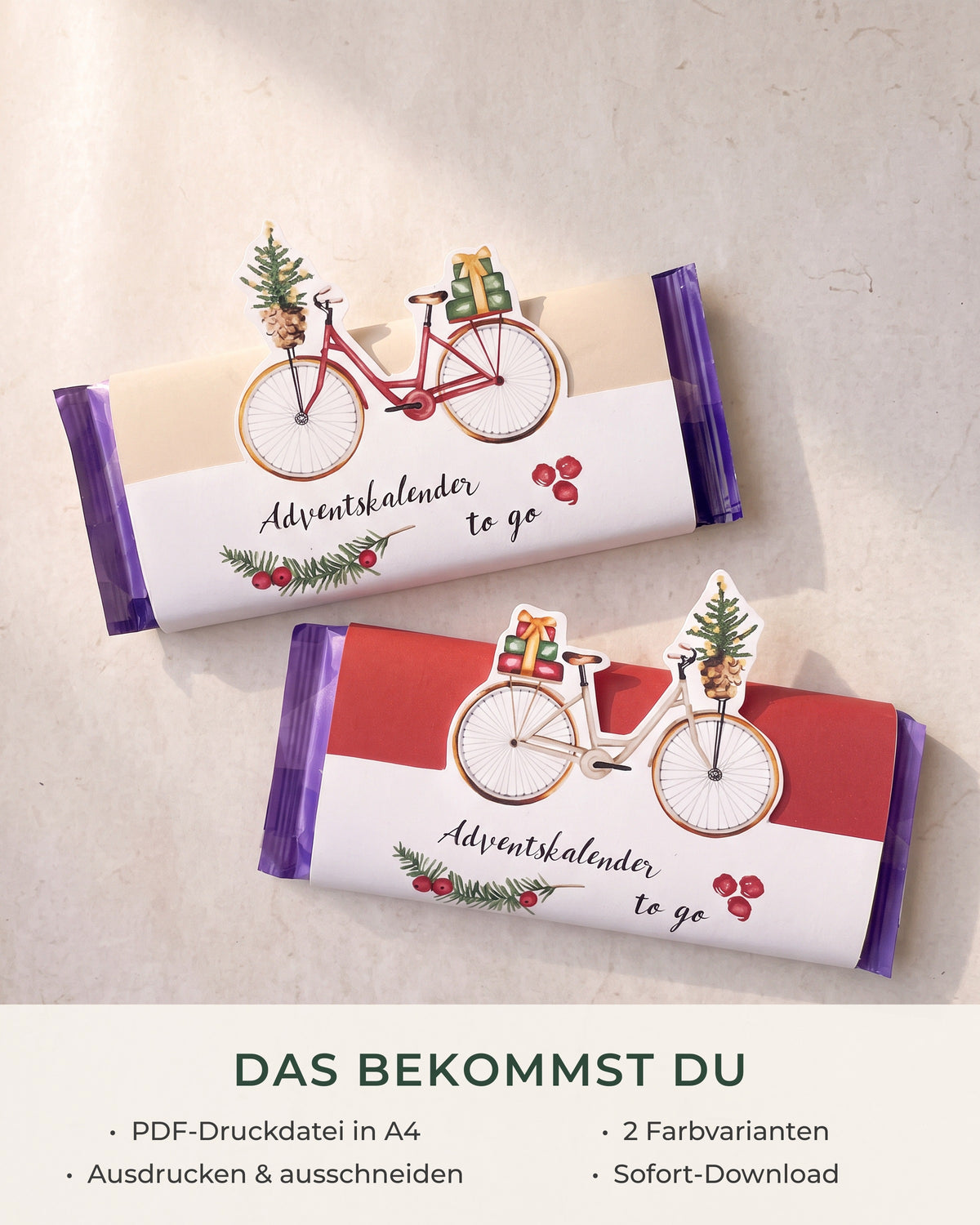 Das bekommst du – PDF-Druckvorlage mit 2 Farbvarianten