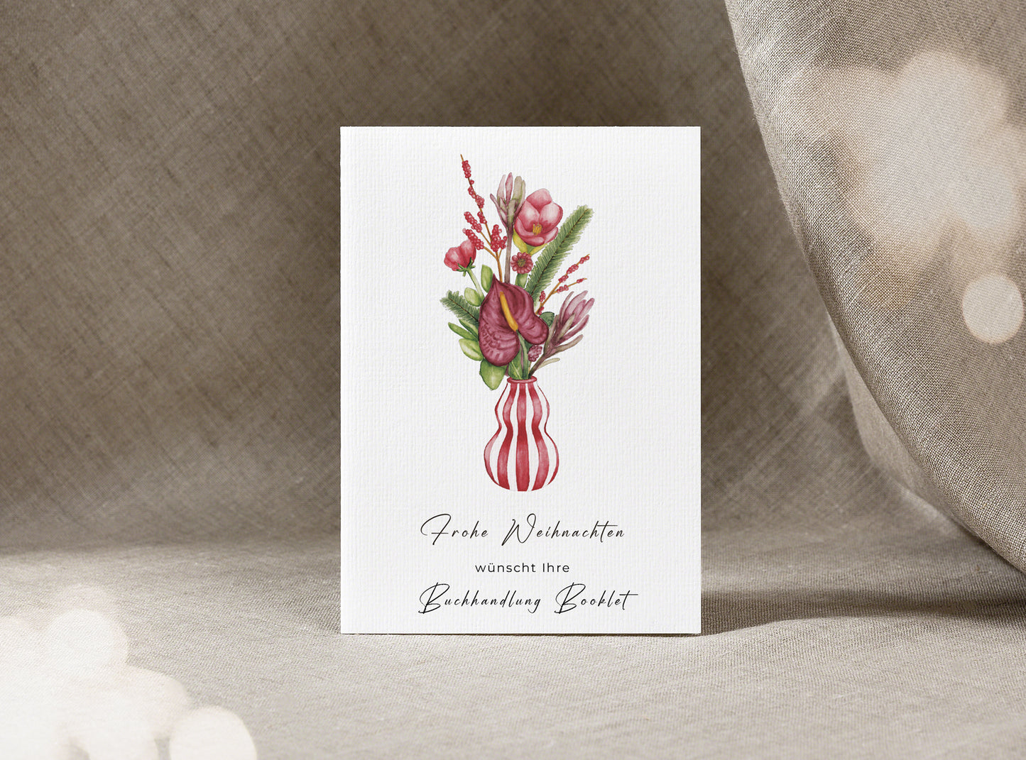 Individualisierte Postkarte I Blumen