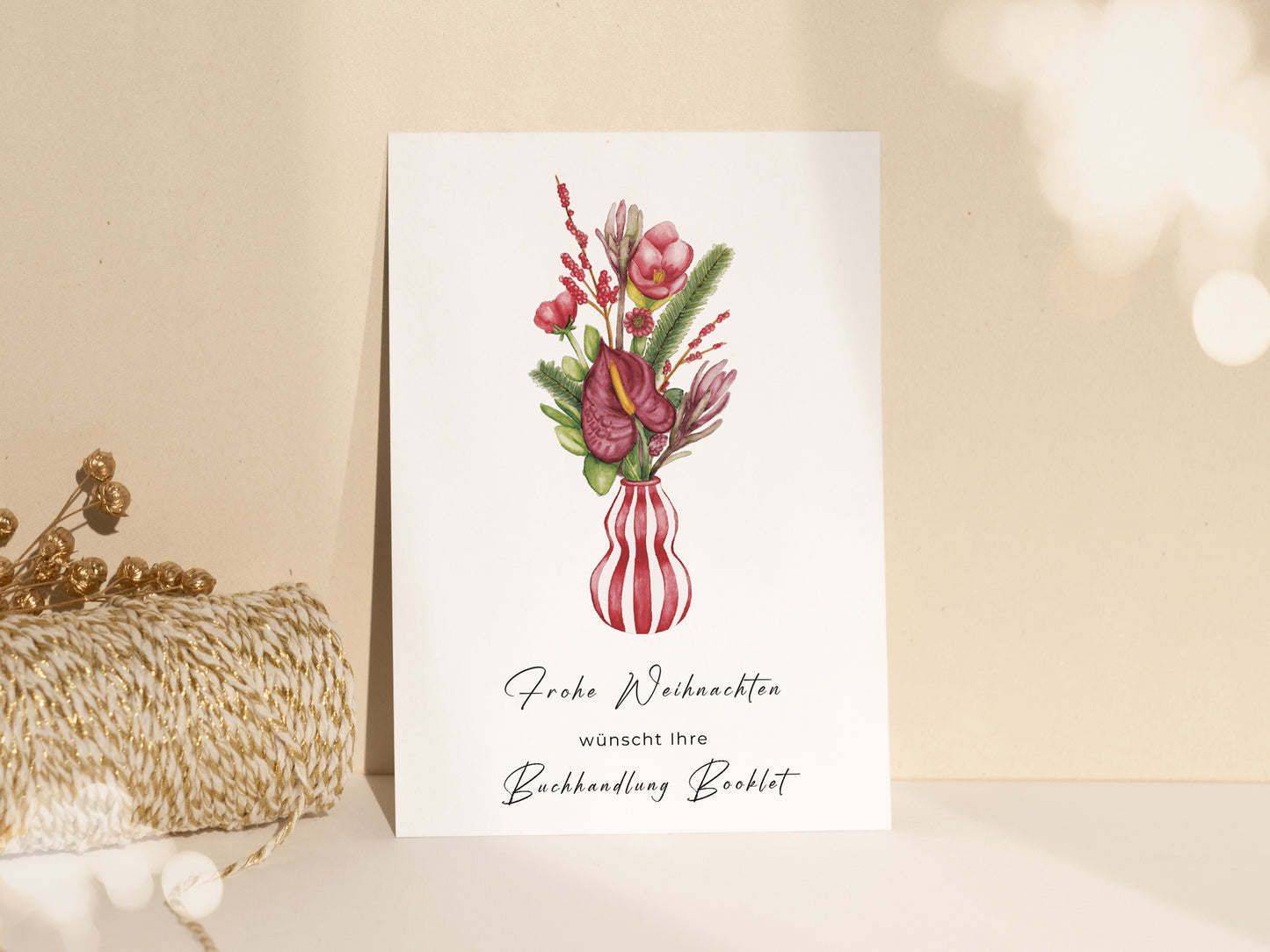 Individualisierte Postkarte I Blumen
