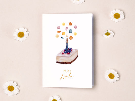 Geburtstagskuchen I Alles Liebe
