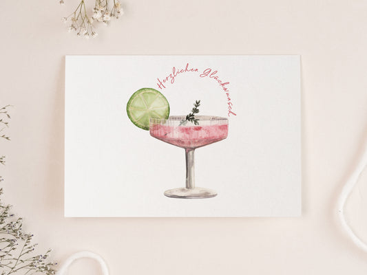Champagner I Herzlichen Glückwunsch