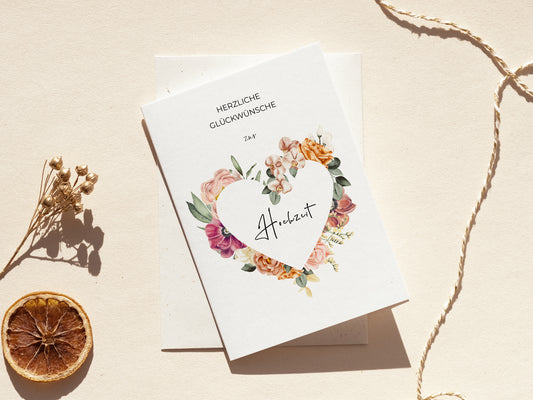 Glückwünsche zur Hochzeit