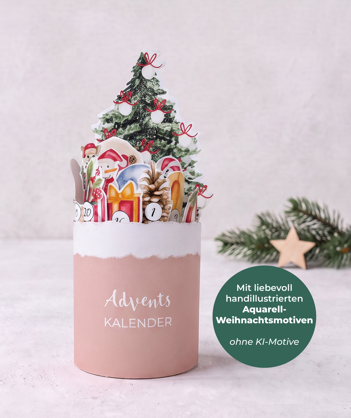 Adventskalender zum Ausdrucken - Druckvorlage für Duplobanderolen