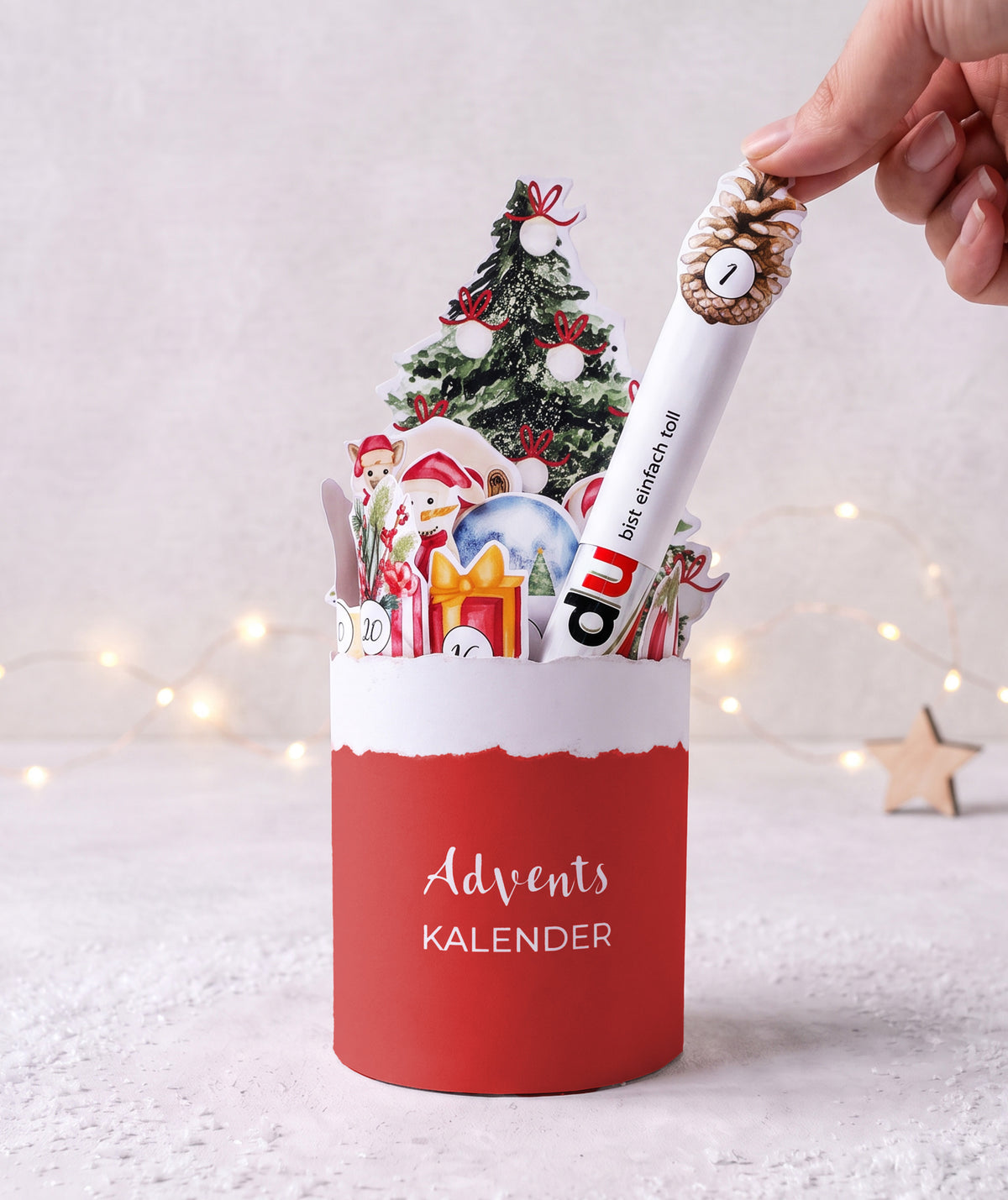 Adventskalender zum Ausdrucken - Druckvorlage für Duplobanderolen