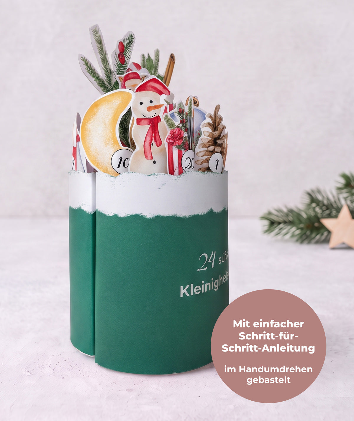 Adventskalender für Papa & Opa – Druckvorlage für Duploriegel