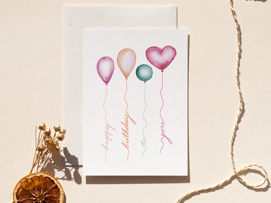 Luftballons I Happy Birthday
