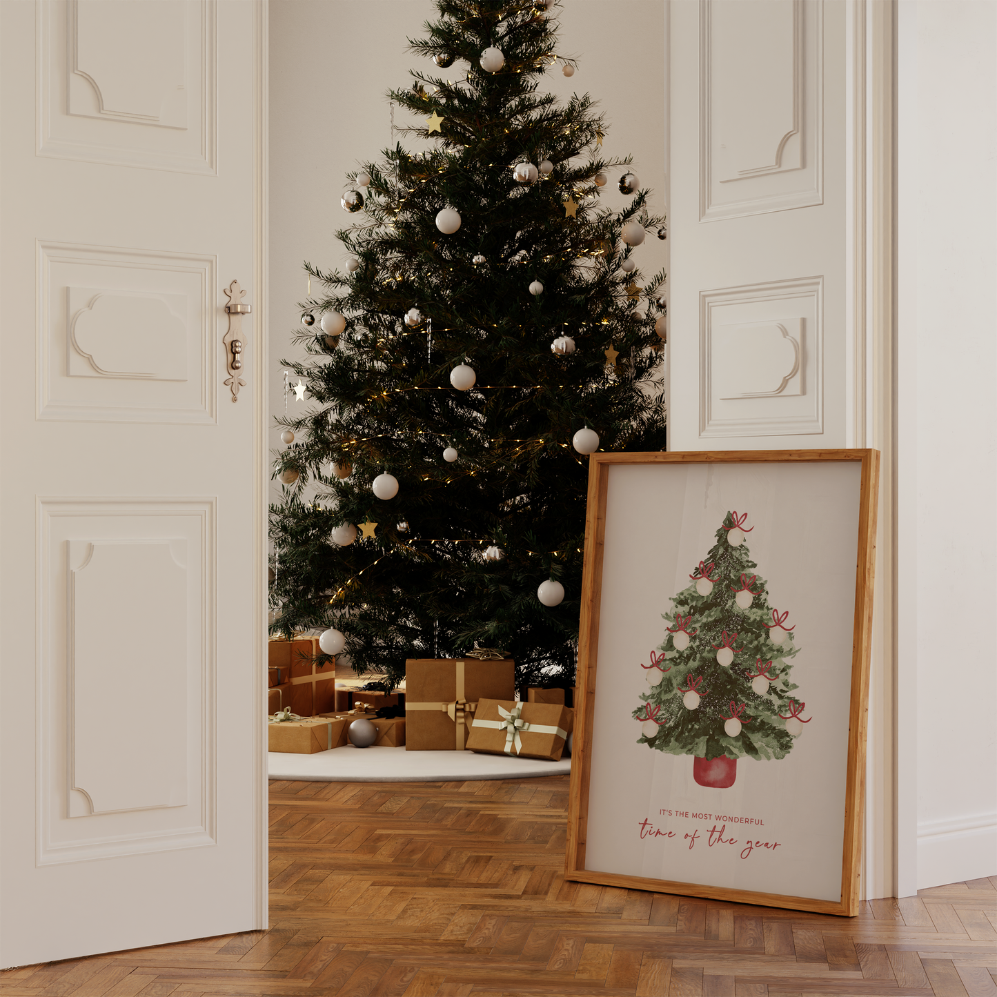 Aquarellprint "Oh Tannenbaum"