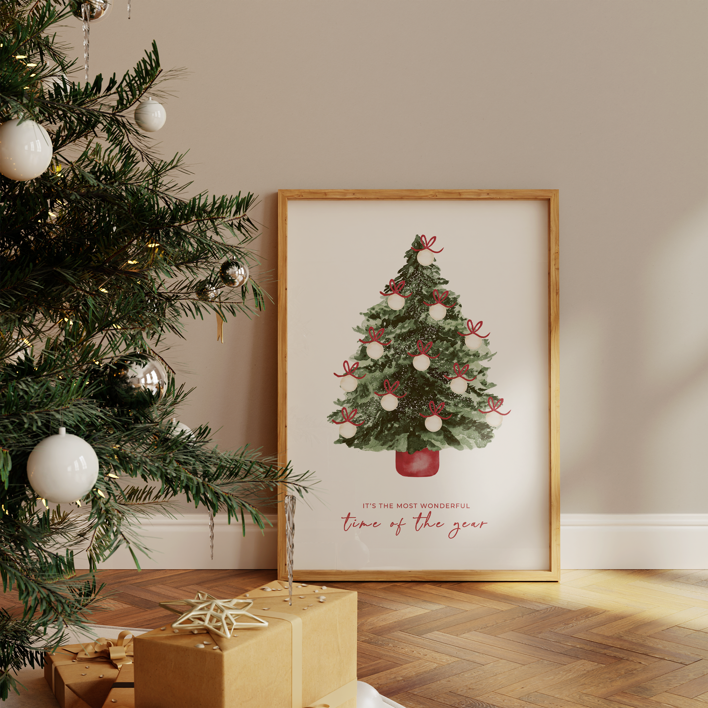 Aquarellprint "Oh Tannenbaum"
