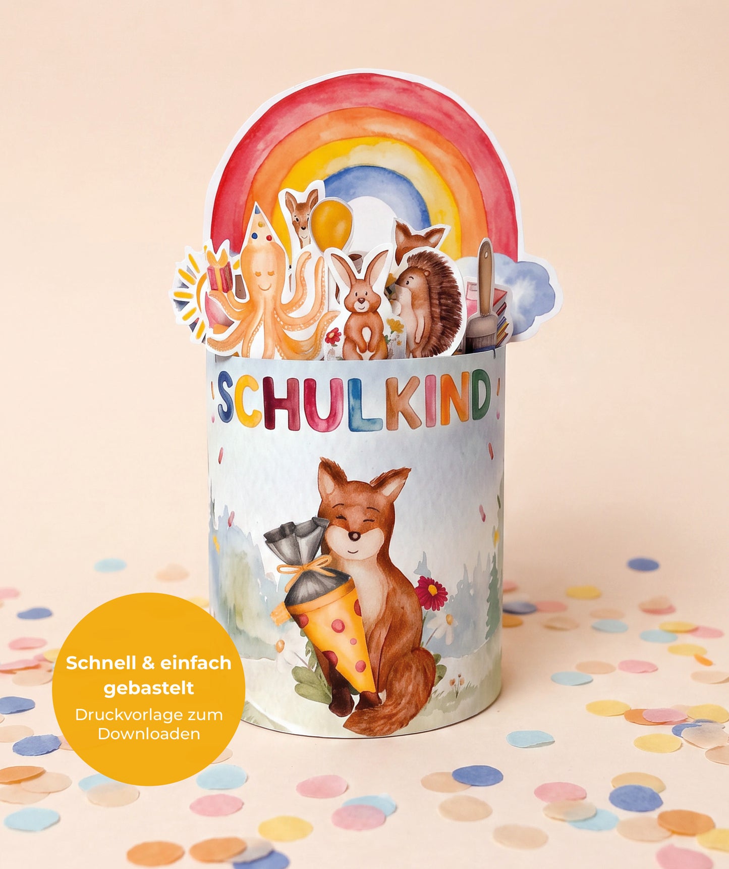 3er Set - Geschenk zur Einschulung – DIY-Banderolen, Alphabet & Stundenplan zum Ausdrucken (Kopie)