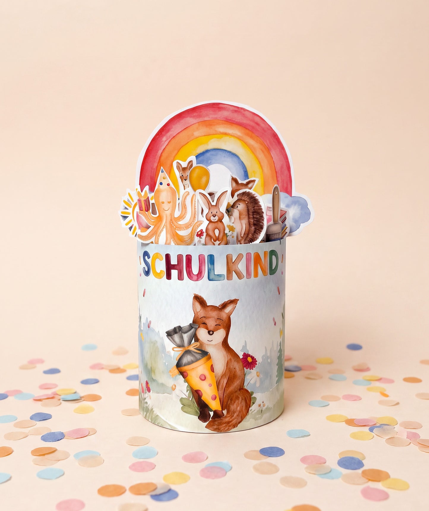 Geschenk zur Einschulung – DIY-Banderolen mit Fuchsmotiv zum Ausdrucken I Druckvorlage