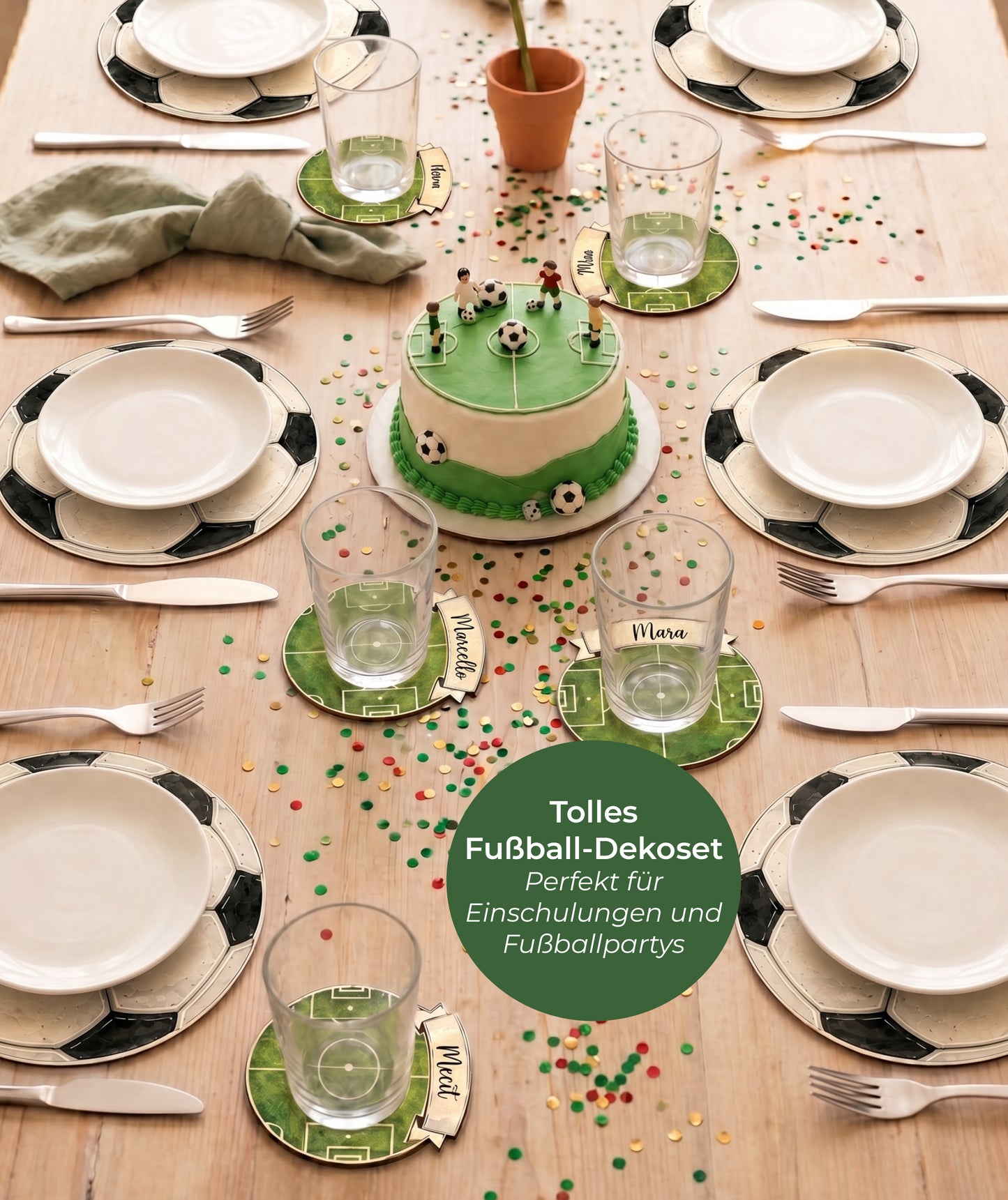Fußball Partyset – digitale Druckvorlage