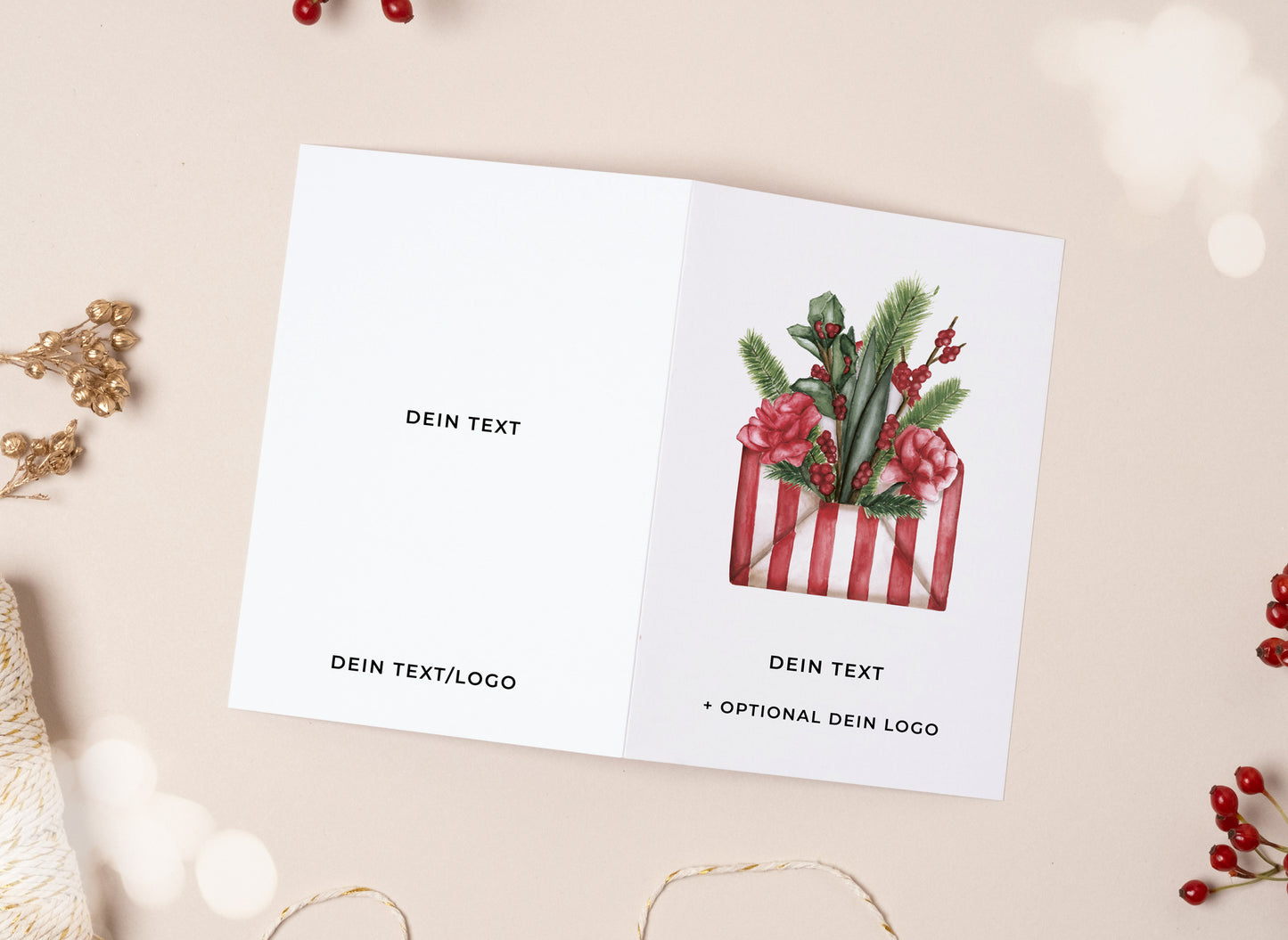 Individualisierte Weihnachtskarte I Weihnachtspost