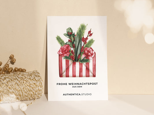 Individualisierte Postkarte I Weihnachtspost