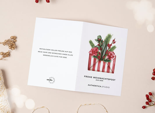 Individualisierte Weihnachtskarte I Weihnachtspost