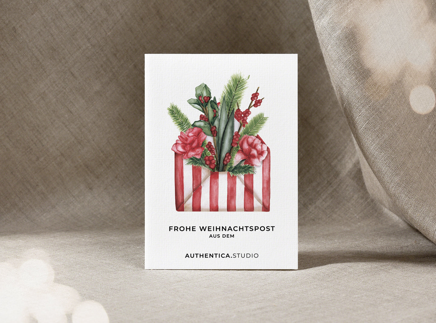 Individualisierte Postkarte I Weihnachtspost