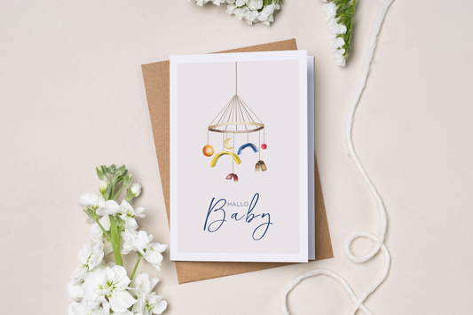Hallo Baby "Mobile" | Blau