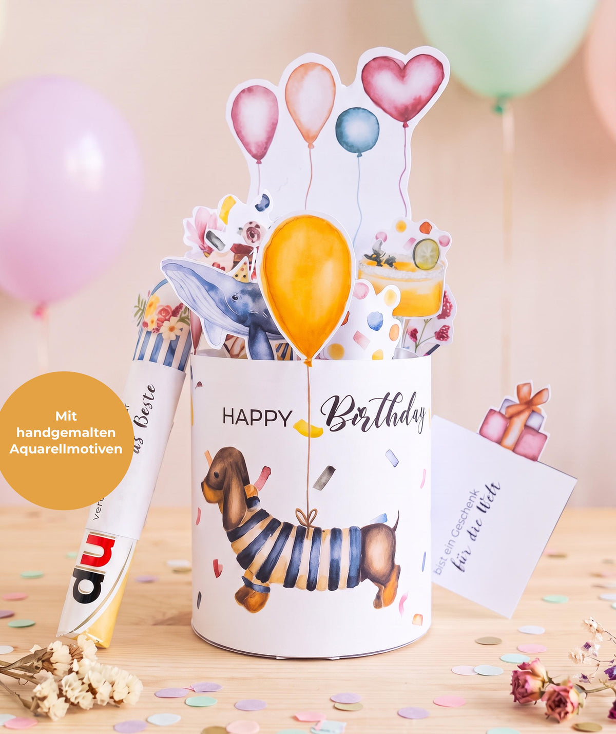 Duplo-Banderolen Geburtstag & Dankeschön