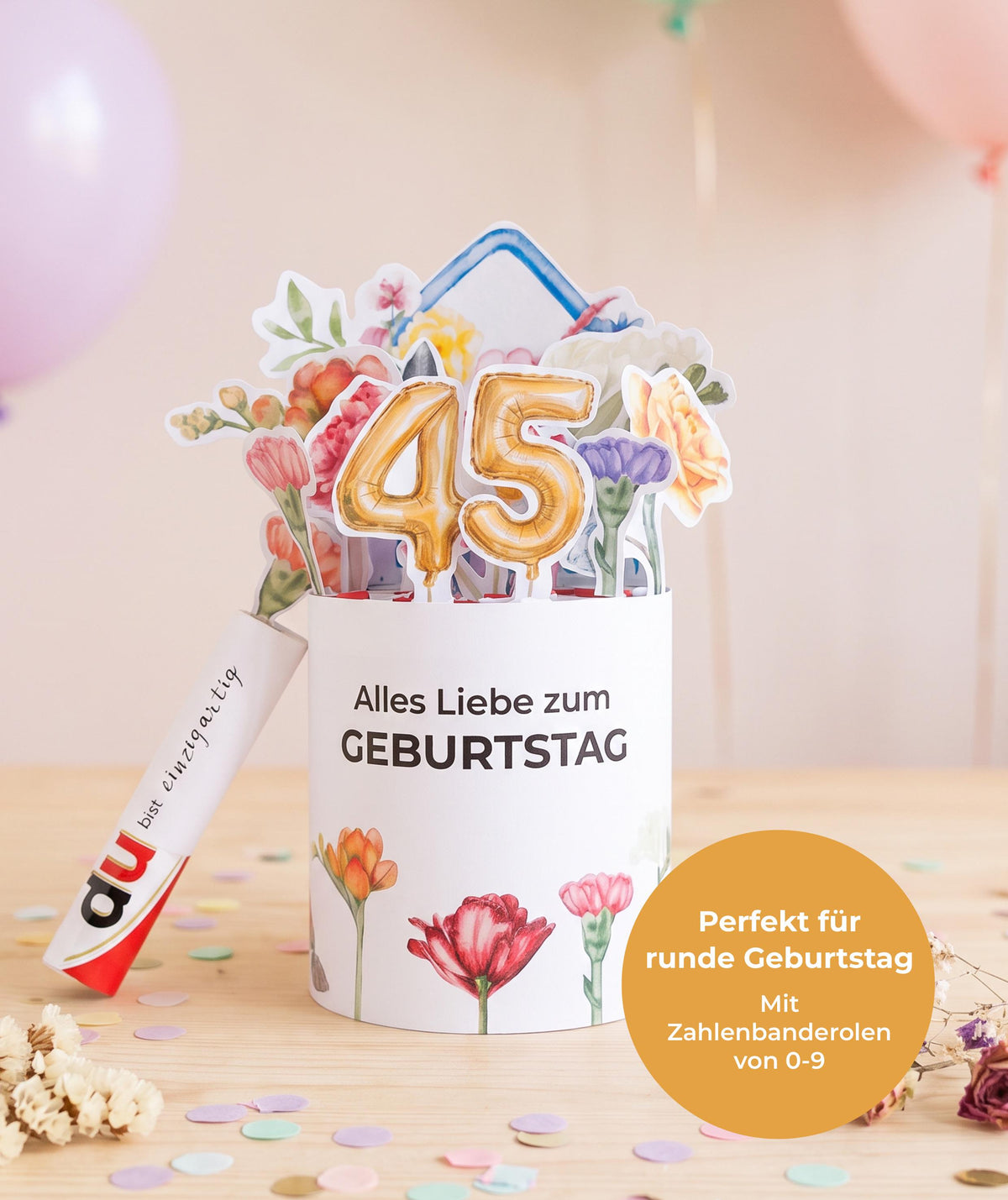 Duplo-Banderolen Geburtstag & Dankeschön