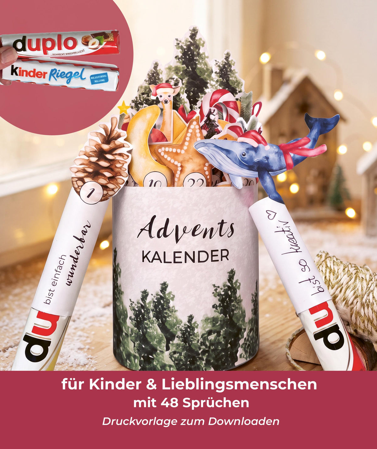 Adventskalender Tannenwald für Kinder & Familie