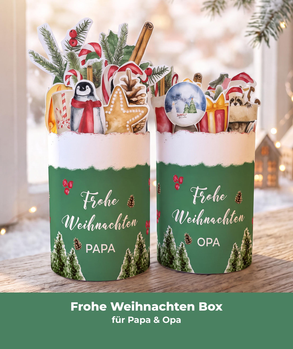 Weihnachtsbundle Papa & Opa zum Ausdrucken
