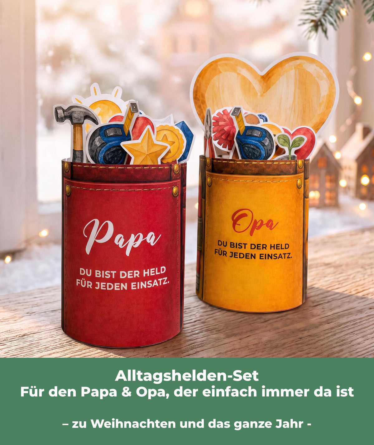 Weihnachtsbundle Papa & Opa zum Ausdrucken
