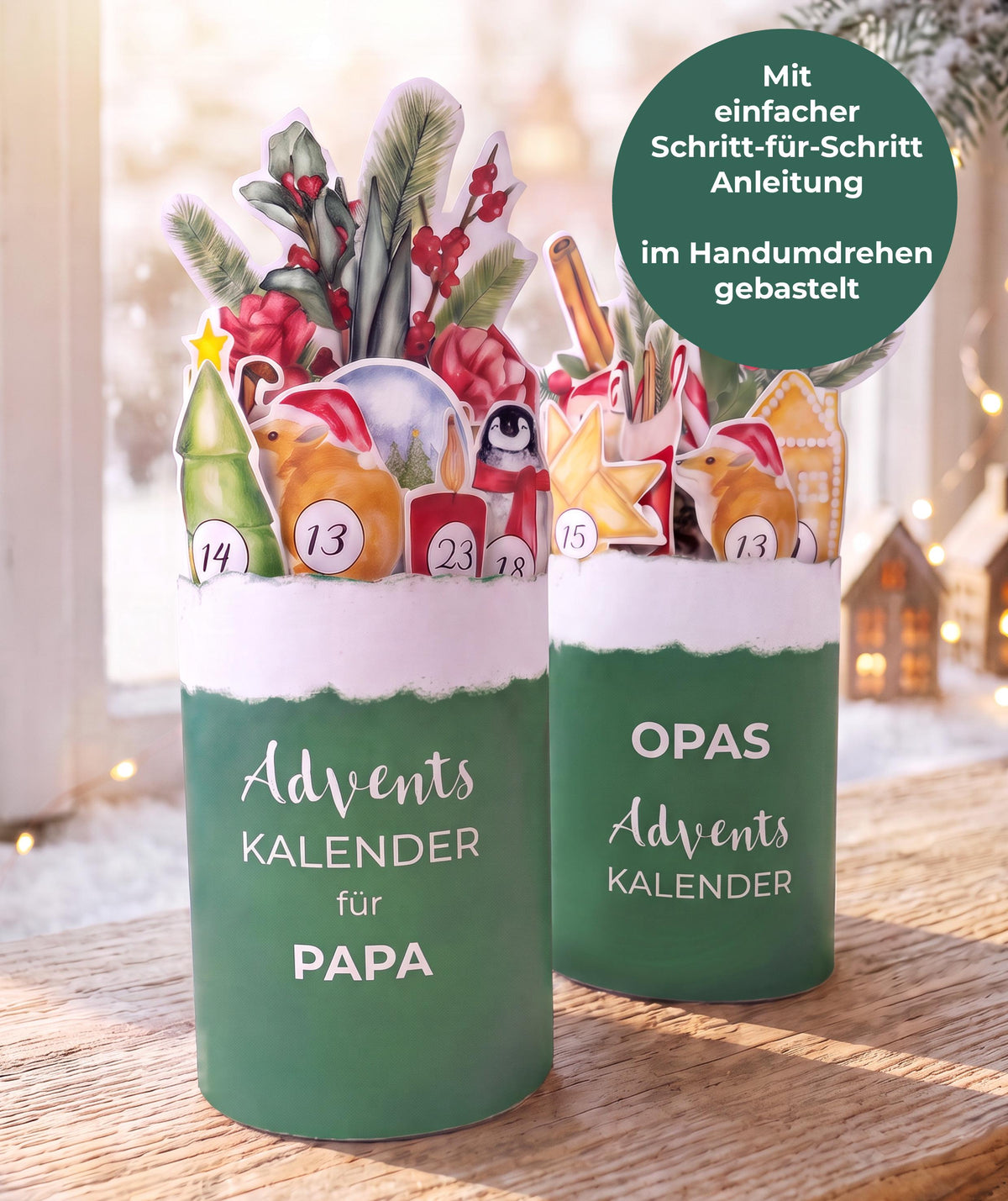 Weihnachtsbundle Papa & Opa zum Ausdrucken