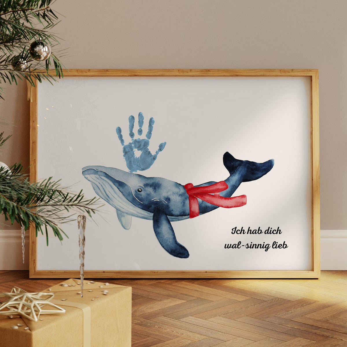Weihnachts-Handabdruck Bundle