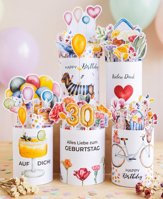 Duplo-Banderolen Geburtstag & Dankeschön
