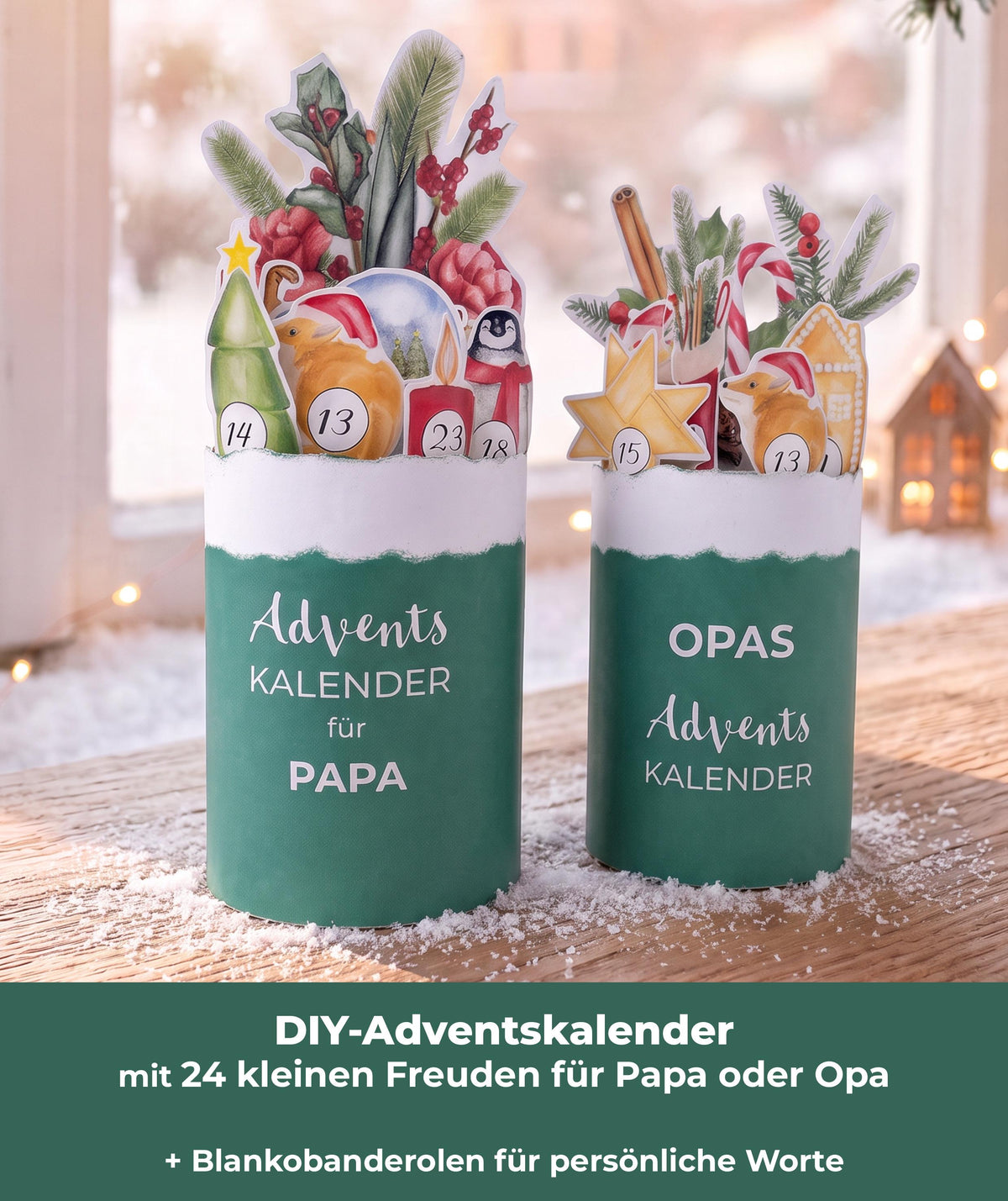 Weihnachtsbundle Papa & Opa zum Ausdrucken
