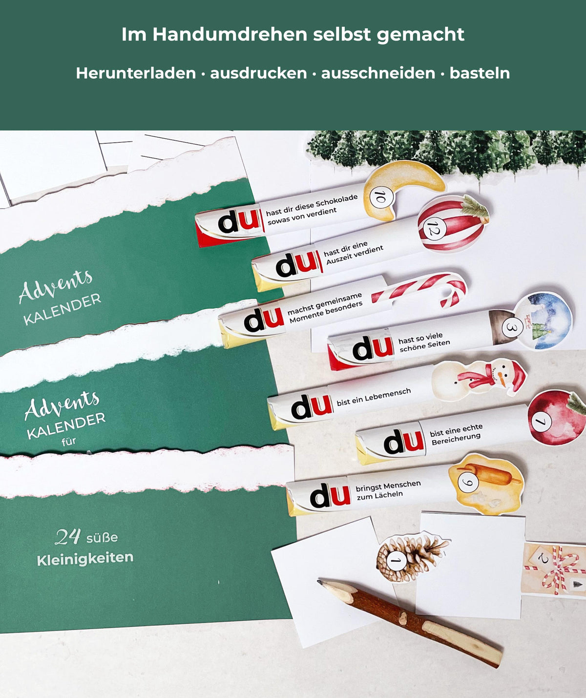 Weihnachtsbundle Papa & Opa zum Ausdrucken