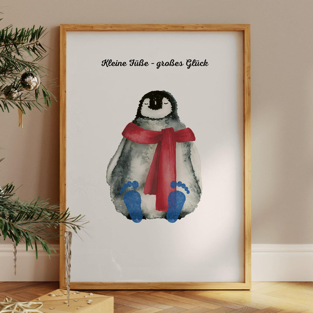 Fußabdruck Pinguin