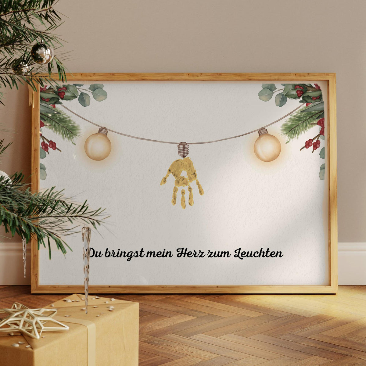 Weihnachts-Handabdruck Bundle