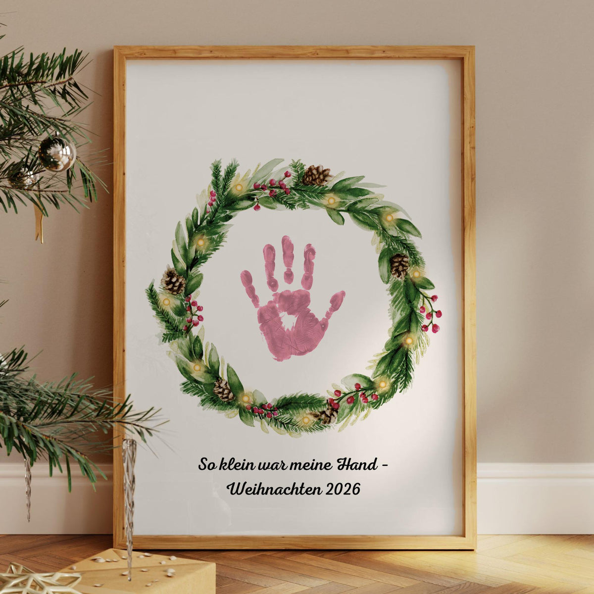 Weihnachts-Handabdruck Bundle