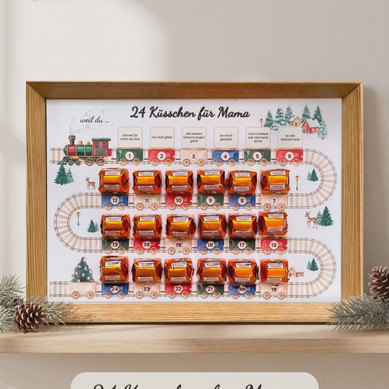 Video: Küsschen Adventskalender für Mama im Bilderrahmen
